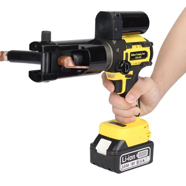 Máy ép cos thủy lực dùng pin mini CM-300