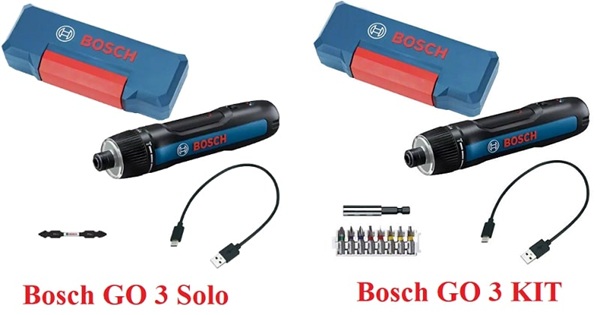 Các bộ sản phẩm máy bắn vít Bosch Go Gen 3