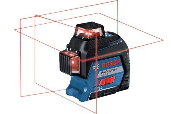 Máy cân bằng laser Bosch GLL 3-80 sở hữu thiết kế gọn nhẹ 