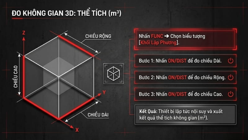 Cách đo thể tích nhanh chóng bằng Leice Disto X4 