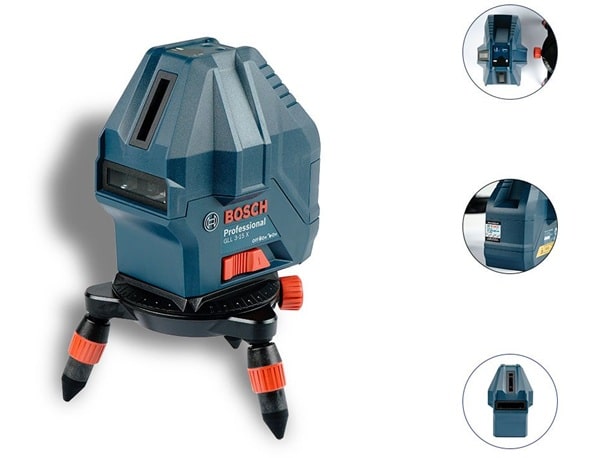 Máy cân mực laser Bosch GLL 3-15X nhỏ gọn, dễ sử dụng