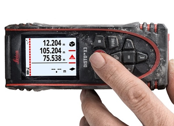 Leica Disto X3 nhỏ gọn, dễ sử dụng, chống bụi tốt