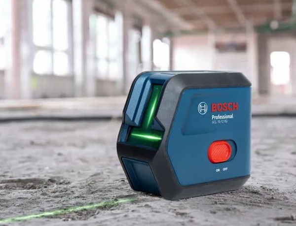 Máy cân bằng laser 2 tia xanh Bosch GCL 15-12 XG