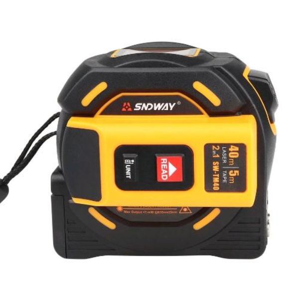 Máy đo khoảng cách Laser 40m và thước cuộn SW-TM40 có đèn nền