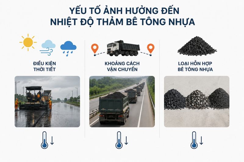 Những yếu tố ảnh hưởng đến nhiệt độ  