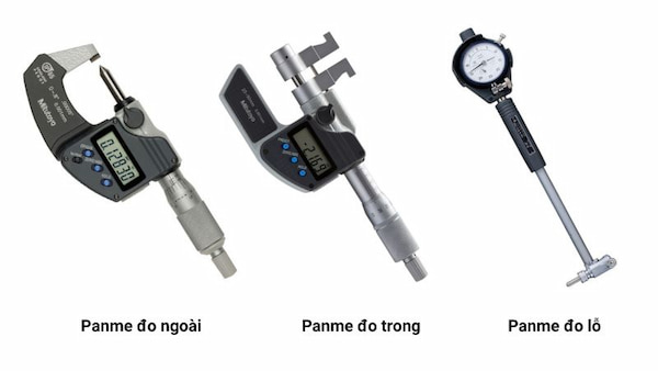 Phân loại panme theo công dụng