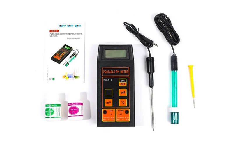 Bộ sản phẩm máy đo pH cầm tay Total Meter PH-013