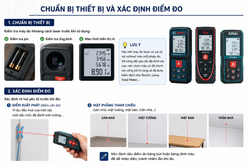 Kiểm tra máy trước khi đô