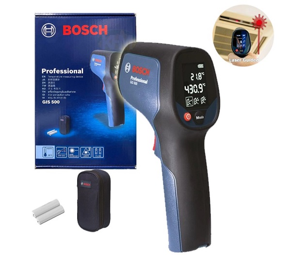 Độ chính xác và độ phân giải của máy đo nhiệt độ Bosch GIS 500