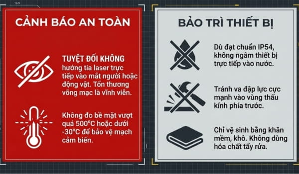 Một số lưu ý an toàn khi sử dụng súng bắn nhiệt Fluke 62 Max