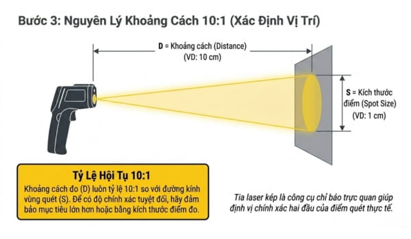 Xác định vị trí đo phù hợp để đảm bảo kết quả luôn chính xác 