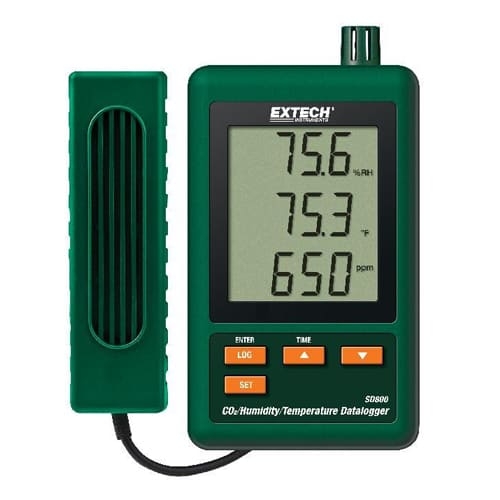 Máy ghi dữ liệu CO2, nhiệt độ, độ ẩm Extech SD800