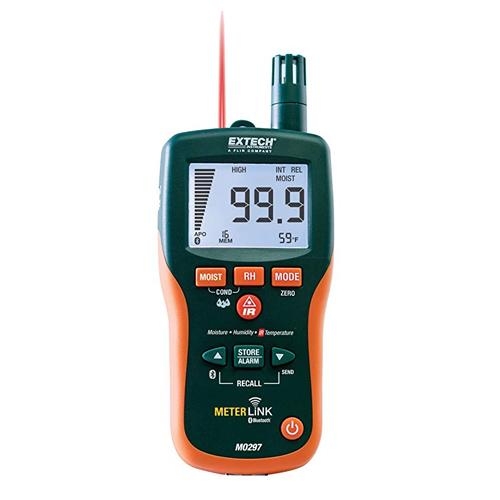 Máy đo độ ẩm gỗ và nhiệt độ môi trường Extech MO297