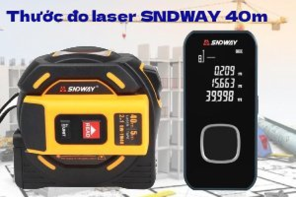 Thước đo laser SNDWAY 40m nào tốt? So sánh Sndway SW-TM40 vs SW-24A