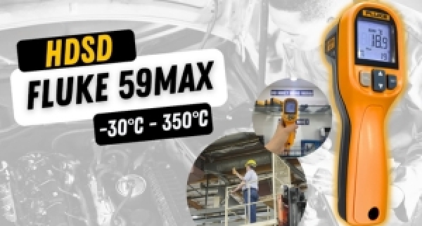 Hướng dẫn cách dùng súng bắn nhiệt độ Fluke 59 Max đúng kỹ thuật 