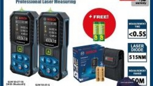 Máy đo khoảng cách Bosch GLM 50-23 G vs GLM 50-27 CG, nên chọn model nào?