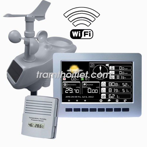 Trạm đo khí hậu mini kết nối wifi